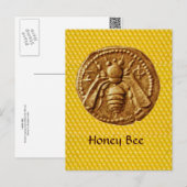 HONEY BEE BRIEFKAART (Voorkant / Achterkant)