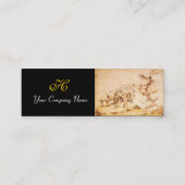 HONEY BEE BROWN WAX SEAL / Cupid the Honey Thief Mini Visitekaartje (Achterkant)