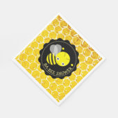 Honey Bee Bumblebee Thlee Babee Shower Napkins Servet (Hoek)