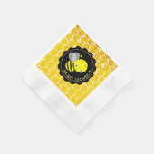Honey Bee Bumblebee Thlee Babee Shower Napkins Servetten (Hoek)
