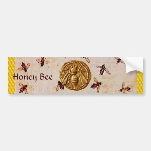 HONEY BEE BUMPERSTICKER (Voorkant)
