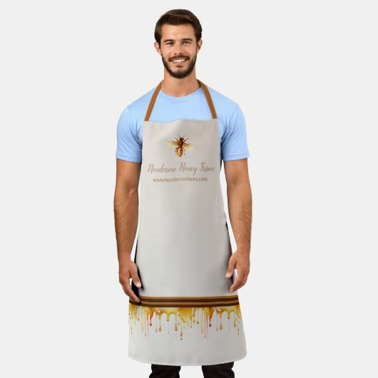 Honey Bee Business Branding Schort (Gedragen)