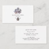 Honey Bee Crown Imker Apiary Visitekaartje (Voorkant / Achterkant)