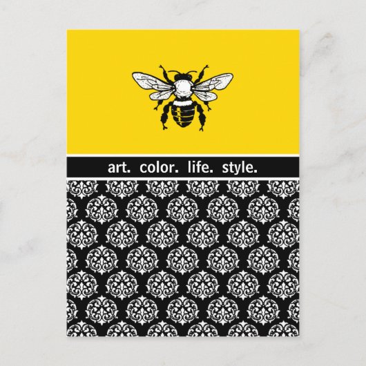 Honey Bee Custom Briefkaart (Voorkant)