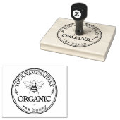 Honey Bee Custom Logo Rubber Stempel voor Labels (Gestempeld)