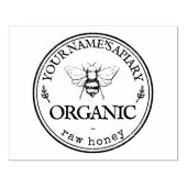 Honey Bee Custom Logo Rubber Stempel voor Labels (Afrduk)