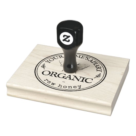 Honey Bee Custom Logo Rubber Stempel voor Labels (Stempel)