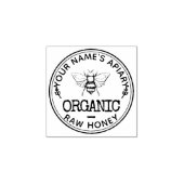 Honey Bee Custom Logo Rubber Stempel voor Labels (Afrduk)