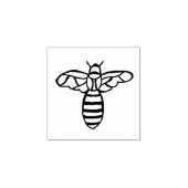 Honey Bee Drawing Rubberstempel (Afrduk)