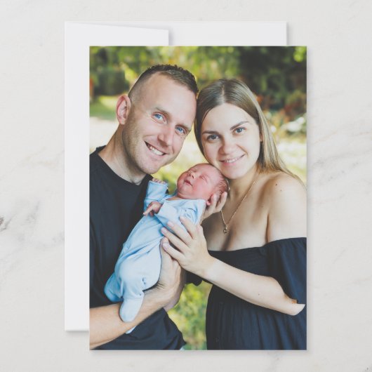 Honey Bee Elegant Baby shower Bedankt Card | zwerv (Achterkant)