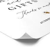 Honey Bee en Daisy Kaarten en Gifts Douche Display Poster (Hoek)