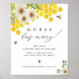 Honey Bee en Daisy Raad hoeveel spelvertoning Poster