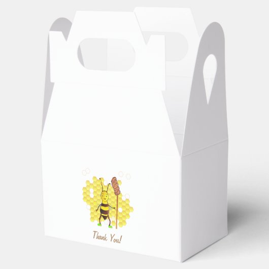 Honey Bee Favor Box Bedankdoosjes (Geopend)