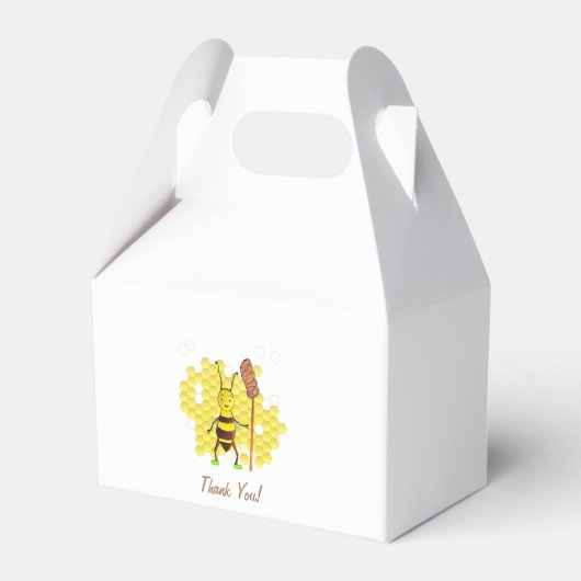 Honey Bee Favor Box Bedankdoosjes (Voorkant Zijde)