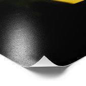 Honey bee foto afdruk (Hoek)