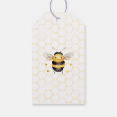 Honey Bee Gender Neutral Baby shower Dank u Cadeaulabel (Achterkant)