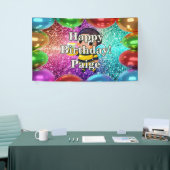 Honey Bee gepersonaliseerde karakter verjaardag ba Spandoek (Beurs)