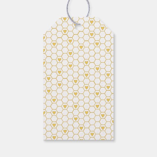 Honey Bee Gift Labels Cadeaulabel (Achterkant)