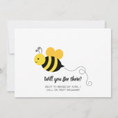 Honey Bee Girls eerste verjaardag foto Kaart (Achterkant)