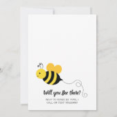 Honey Bee Girls eerste verjaardag Kaart (Achterkant)