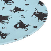 Honey Bee Glass Chopping Board - Cadeau voor mama Snijplank (Hoek)