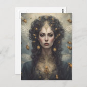 Honey Bee Goddess Briefkaart (Voorkant / Achterkant)