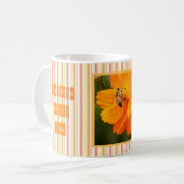 Honey Bee & Golden Cosmos [Classic Mug] Koffiemok (Voorkant links)