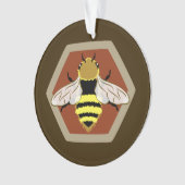 Honey Bee Graphic Ornament (voorkant)