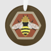 Honey Bee Graphic Ornament (voorkant)