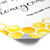 Honey Bee Guess Hoeveel Honeycombs Game Poster (Hoek)