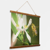 Honey bee Hanging Tapestry Hangend Wandkleed (Gebogen)