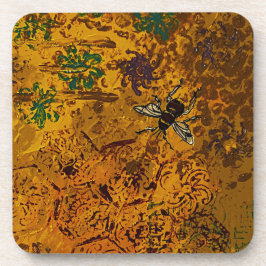 Honey Bee Hard Plastic onderzetter