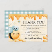 Honey Bee Hartelijk dank Informatiekaartje (Voorkant / Achterkant)