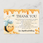 Honey Bee Hartelijk dank Informatiekaartje (Voorkant)