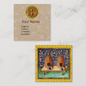 HONEY BEE HIV, BEEKEEPER, BEEKEEPER, APIARIST Kraf Vierkante Visitekaartje (Voorkant / Achterkant)