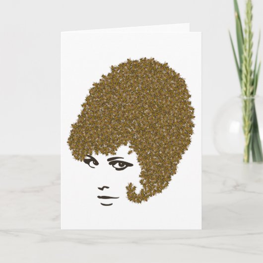 Honey Bee Hive-Wenskaart Kaart (Voorkant)