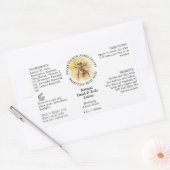 Honey Bee Honey Appiary Product Bottle Label (Envelop)