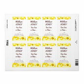 Honey Bee Honeycomb Custom 2" x 3.75" Label (Full Sheet)