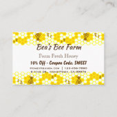 Honey Bee Honeycomb Custom Korting Kaart (Voorkant)