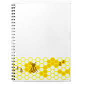 Honey Bee Honeycomb Pattern Notitieboek (Voorkant)