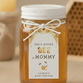 Honey Bee Honeycomb Watercolor Baby Shower Cadeaulabel