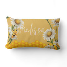 Honey Bee Honeycomb White Daisy Personaliseren
