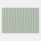 Honey Bee Honeycomb Wrapping Papier Set van 3 Inpakpapier Vel (Voorkant 2)