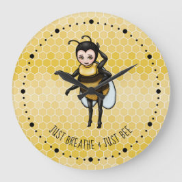 Honey Bee Just Breathe & Just Bee Grote Klok