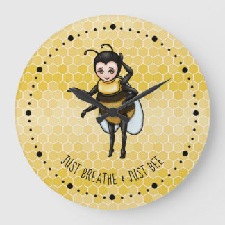 Honey Bee Just Breathe & Just Bee Grote Klok