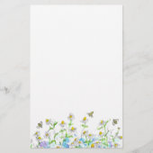 Honey Bee Kamille Flower Garden Art Briefpapier (Voorkant)