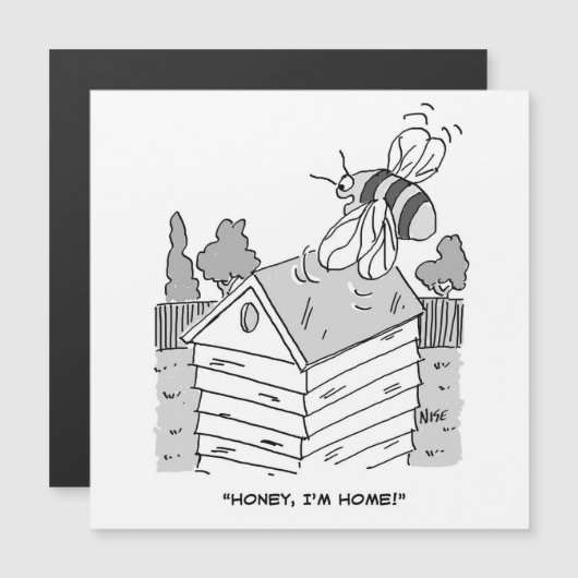 Honey Bee keert terug naar zijn bijenkorf (Voorkant / Achterkant)