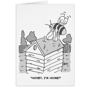 Honey Bee keert terug naar zijn bijenkorf