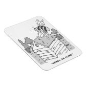 Honey Bee keert terug naar zijn bijenkorf Magneet (Rechterzijde)