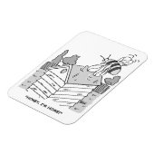 Honey Bee keert terug naar zijn bijenkorf Magneet (Linkerzijde)